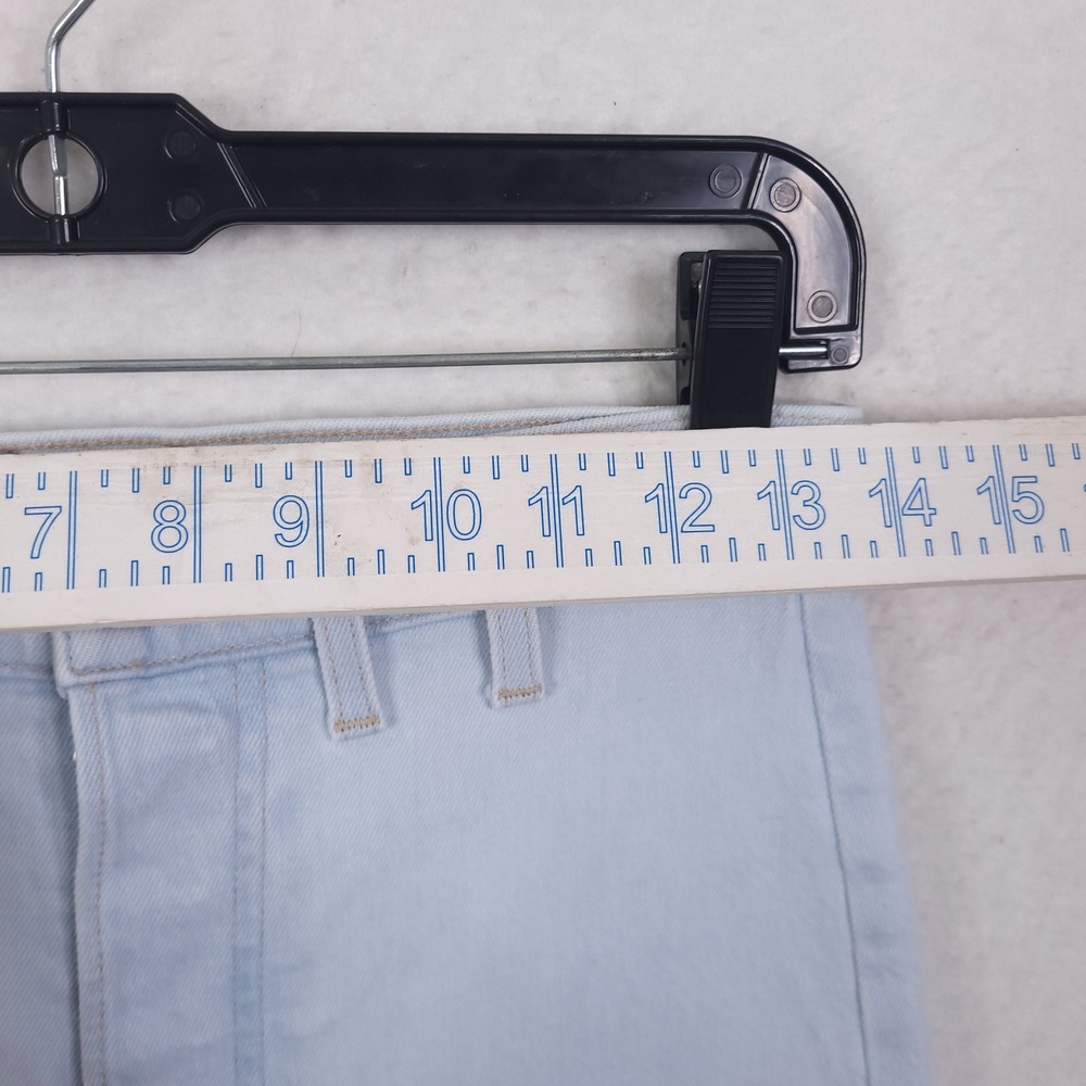 Veronica Beard Jeans Womens 27 Light Wash Grant Wide Leg High Rise Made USA - Picture 5 of 14